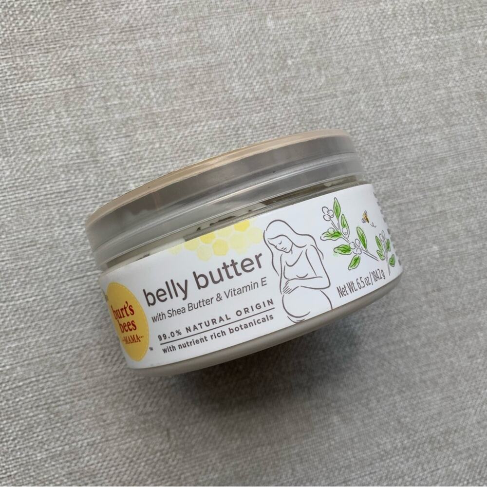 BURT’S BEES Mama Body Belly Butter Lotion Pregnancy Skin Shea - NEW